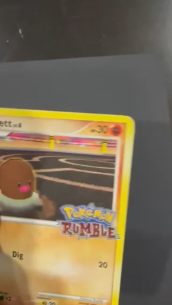 Diglett Pokemon TCG Pokemon Rumble 11/16 Common Regular English 2009 Basic HP 30 - Image 2