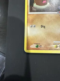 Diglett Pokemon TCG Pokemon Rumble 11/16 Common Regular English 2009 Basic HP 30 - Image 5