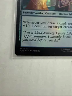 MTG Lyla, Holographic Assistant 0007 (Foil) Spider-Man: Eternal-Legal NM SPE - Image 2