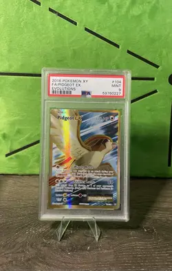 Pokemon Card - Pidgeot EX 104/108 - XY Evolutions - Full Art - PSA 9 Mint - Image 1