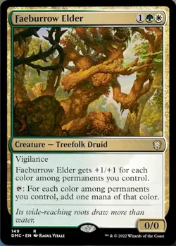MTG | Faeburrow Elder [Dominaria United Commander] Near Mint - Image 1