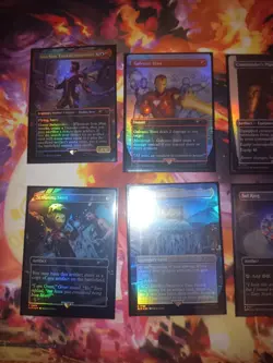 MTG Secret Lair x Marvel Iron Man Rainbow Foil Edition Opened - Image 2