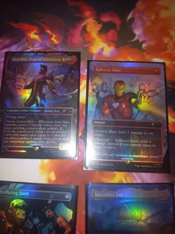 MTG Secret Lair x Marvel Iron Man Rainbow Foil Edition Opened - Image 4