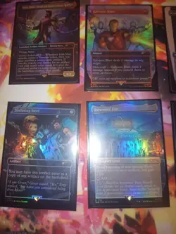 MTG Secret Lair x Marvel Iron Man Rainbow Foil Edition Opened - Image 5
