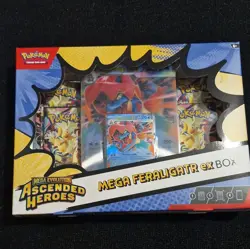 Pokemon TCG Ascended Heroes Mega Feraligatr Emboar EX Box x3 Bundle Sealed - Image 3