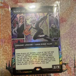 Black Cat, Cunning Thief (Borderless) Marvel's Spider-Man Foil - Image 1