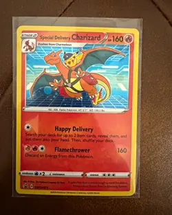 Pokemon TCG Special Delivery Charizard SWSH075 Holo Promo English Stage 2 160 HP - Image 1