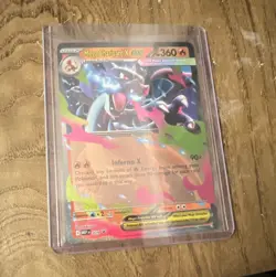 Mega Charizard X EX 029 360 HP Holo Promo Full Art Pokemon TCG Card English - Image 1