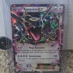Pokemon TCG Pokemon Rayquaza EX XY69 Holo Promo English 170 HP Aeroscream 130 - Image 1