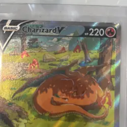 Pokemon TCG Charizard V SWSH260 SWSH Promo Full Art Holo Basic HP 220 English - Image 2