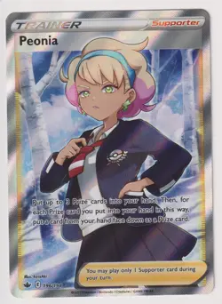 Peonia - 196/198 - Pokemon TCG - Chilling Reign Full Art Rare Card - Image 1