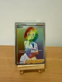 Pokemon TCG Card Doctor 214/198 Secret Rare Rainbow Chilling Reign - Image 1