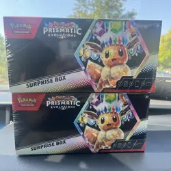 Pokemon TCG Prismatic Evolutions Surprise Box New SEALED LOT OF 2 - Image 1