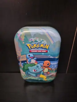 Pokemon TCG Celebrations 25th Anniversary Mini Tin Only Squirtle Bulb Char T8#10 - Image 2