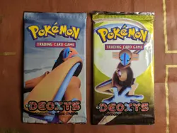 Pokemon English Ex Deoxys Booster pack lot of 2 Sealed and New - Image 1