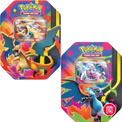 Pokemon TCG Mega Charizard X EX Tin Sealed 4 Packs Promo Card XY Evolutions - Image 3