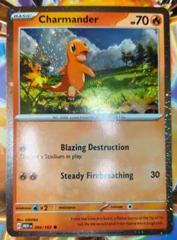 Charmander 4/165 & Charmeleon 5/165 - Cosmos Holo Bundle - S&V 151 Pokemon TCG - Image 3