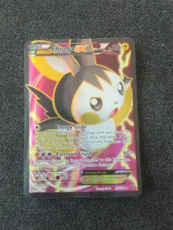 Pokemon Emolga EX Full Art Ultra Rare EX Holo XY 143/146 Card - Image 1