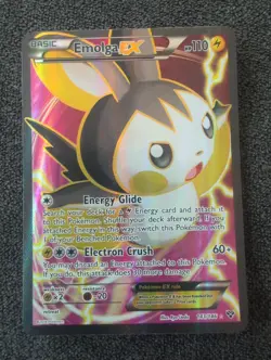 Pokemon Emolga EX Full Art Ultra Rare EX Holo XY 143/146 Card - Image 2