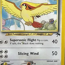 Pidgeot 2/18 Pokemon Southern Islands Collection Promos LP 2001 Vintage WOTC - Image 2
