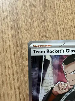 Pokemon TCG Destined Rivals Team Rocket's Giovanni Full Art Trainer Card 225/182 - Image 4