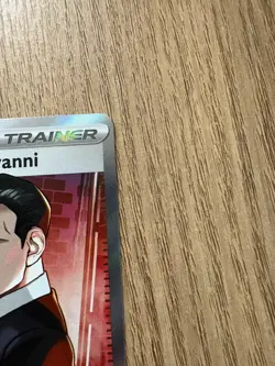 Pokemon TCG Destined Rivals Team Rocket's Giovanni Full Art Trainer Card 225/182 - Image 5