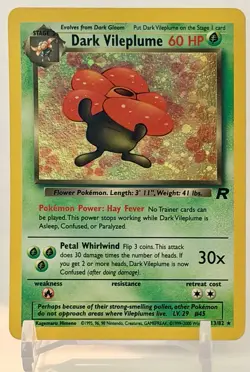 Dark Vileplume 13/82 Holo Rare Team Rocket Returns 2000 Pokemon TCG MP English - Image 1