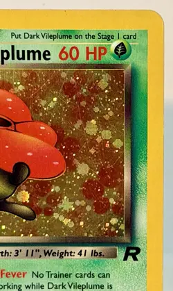 Dark Vileplume 13/82 Holo Rare Team Rocket Returns 2000 Pokemon TCG MP English - Image 4