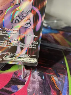 Team Rocket's Mewtwo ex Pokemon TCG DRK 213/182 Holo English Psychic EX Basic - Image 4
