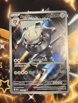 MINT Steelix 150/132 Illustration Rare Pokemon Mega Evolution - Image 1