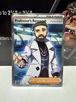 Pokemon TCG Professor's Research (Full Art) 241/198 Scarlet & Violet Base Set - Image 1