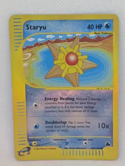 Staryu 103/144 Skyridge Reverse Holo Rare Pokemon TCG Nintendo e-reader LP - Image 1