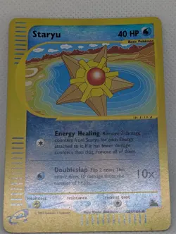Staryu 103/144 Skyridge Reverse Holo Rare Pokemon TCG Nintendo e-reader LP - Image 3