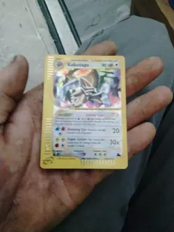 Pokemon TCG E-Series Skyridge Crystal Kabutops Holo RARE Card 150/144 English! - Image 1