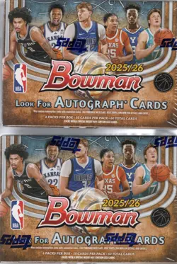 Lot Of 2 2025-26 Bowman Basketball Blaster Boxes Sealed 120 Cards NBA Flagg 🏀 - Image 1