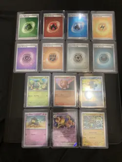 pokemon 151 Energy HD Holo Complete Set(All Hd Swirls) - Image 1