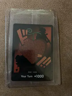 One Piece DF03 Devil Fruit Collection Vol 3 Promo Don Card &Red Sleeves Sealed - Image 1