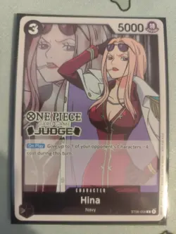 Hina (Judge Pack Vol. 3) ST06-008 One Piece Promo Card Holo Foil UK Seller NM - Image 1