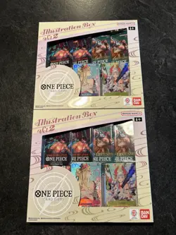 One Piece Bandai TCG Card Game - Illustration Box Vol 2 New - LOT of (2) SEALED - Image 1