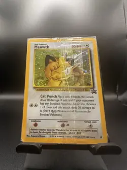 Meowth GB Promo #10 WOTC Black Star Holo Pokemon Card SEALED Unopened Vintage - Image 4