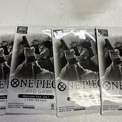 Welcome Pack Vol.1 One Piece Promo Card Sealed English Lot Of 5 - Image 3