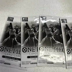 Welcome Pack Vol.1 One Piece Promo Card Sealed English Lot Of 5 - Image 4