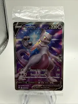 Mewtwo V SWSH229 Sword & Shield Promo Ultra Rare Holo Card Pokemon NM Sealed - Image 1