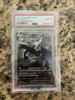Pokemon Lugia V 186/195 Silver Tempest Full Art Holo PSA 10 English - Image 1