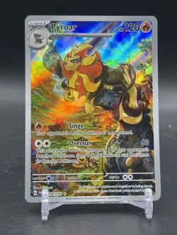 Pyroar Pokemon Paldea Evolved 200/193 Full Art Illustration Rare NM - Image 1
