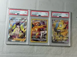 Pokemon PSA 9 Lot! 3 Slabs! Elesa’s Sparkle Charizard Zeraora VMAX! - Image 1