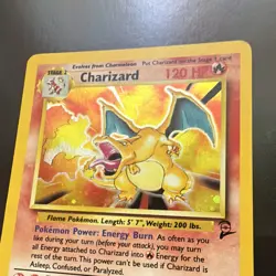 Pokemon TCG Charizard 004/130 Base Set 2 Holo Rare “Lightly Played” Vintage - Image 5