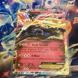 Pokemon TCG Xerneas EX 97/146 XY Holo Ultra Rare Fairy 170 HP ENG 2014 LP - Image 1