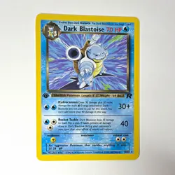 Pokemon TCG Dark Blastoise Team Rocket 20/82 Rare 1st Edition Non-Holo - Image 1