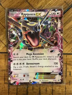 Pokemon TCG - XY Promo - Rayquaza EX (Shiny) XY69- Holo Rare MP - Image 1